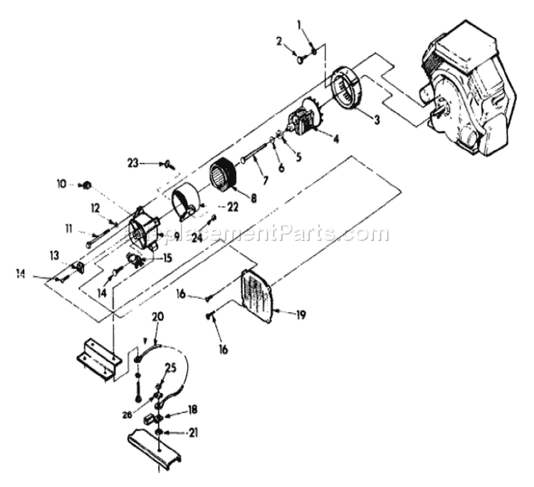 Page I Diagram and Parts List for 9374-1  Briggs and Stratton Generator